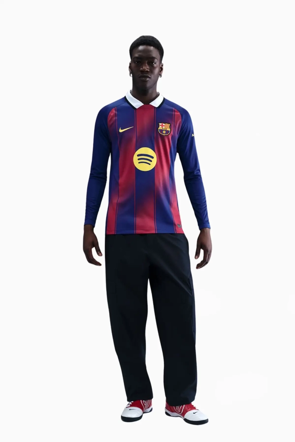 Футболка с длинными рукавами Nike FC Barcelona 25/26 Home Stadium