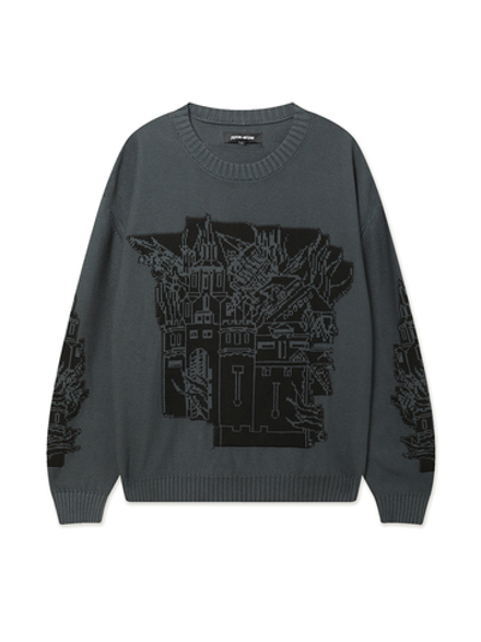 Мужской Свитер (Round-neck) Falling Castles