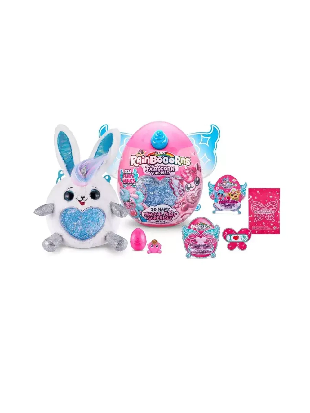 Мягкая игрушка сюрприз яйцо Rainbocorns Fairycorn Bunny 4