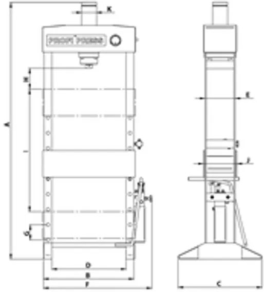 Пресс гидравлический RHTC PPCM-80