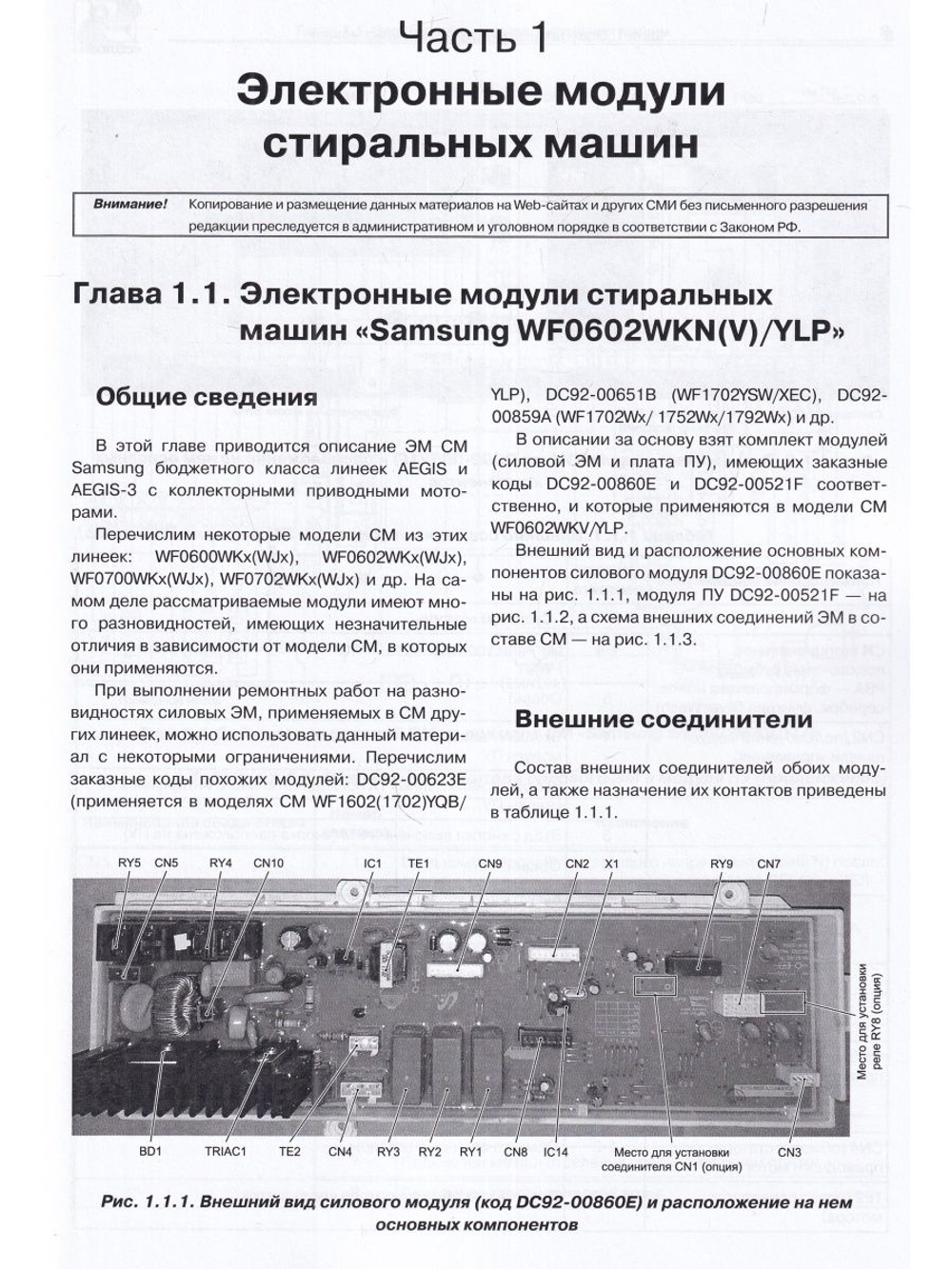 Ремонт. Вып.153. Электронные модули и функциональные платы стиральных и посудомоечных машин