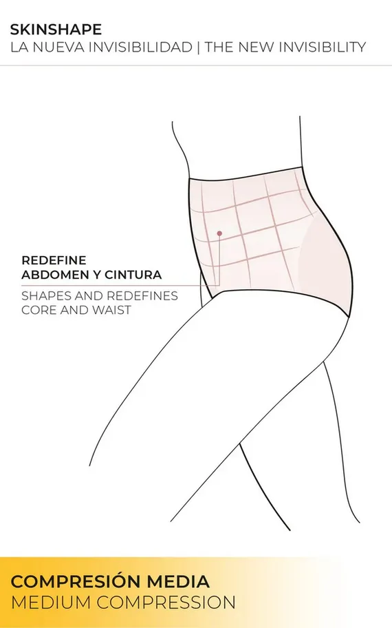 19637 High waist shaping Трусы высокие
