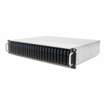 Серверный корпус AIC XJ1-20246-01, 2U, 2 x 550 Вт, серебристый