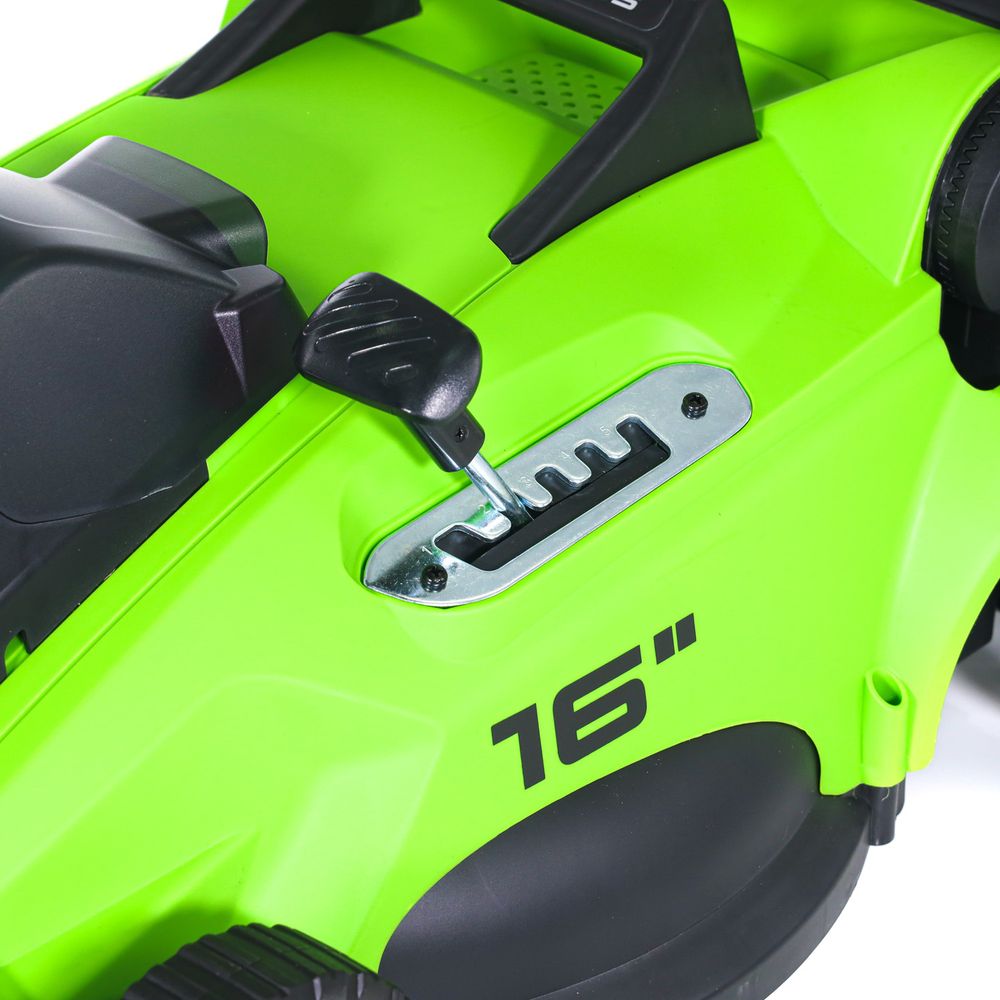 Аккумуляторная газонокосилка Greenworks GD40LM16XK8, 40v, 41 см, (2517907UH), с аккумулятором 8 А·ч и зарядным устройством
