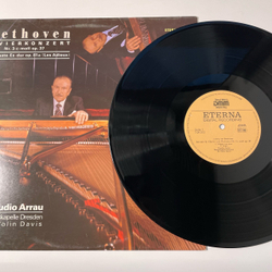 Винтажная виниловая пластинка LP Beethoven Бетховен, Sir Colin Davis, Klavierkonzert Nr. 3 C-Moll Op. 37 (ГДР 1987)