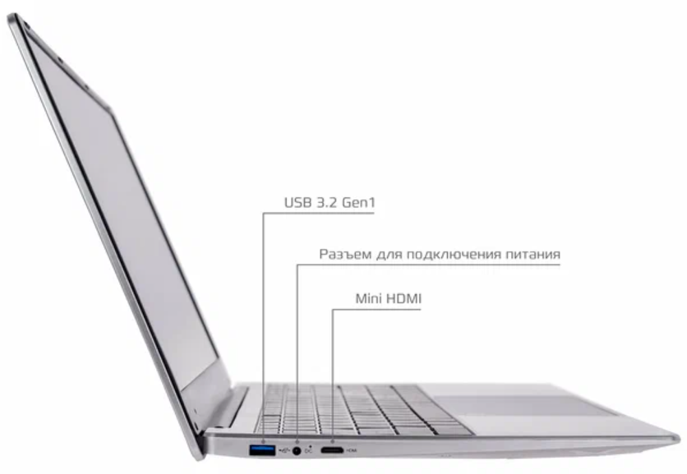 15.6" Ноутбук M1 R5 Pro (1920x1080, AMD Ryzen 5 4500U, RAM 12ГБ, SSD 256ГБ, AMD Radeon Graphics, Win 11 Pro)