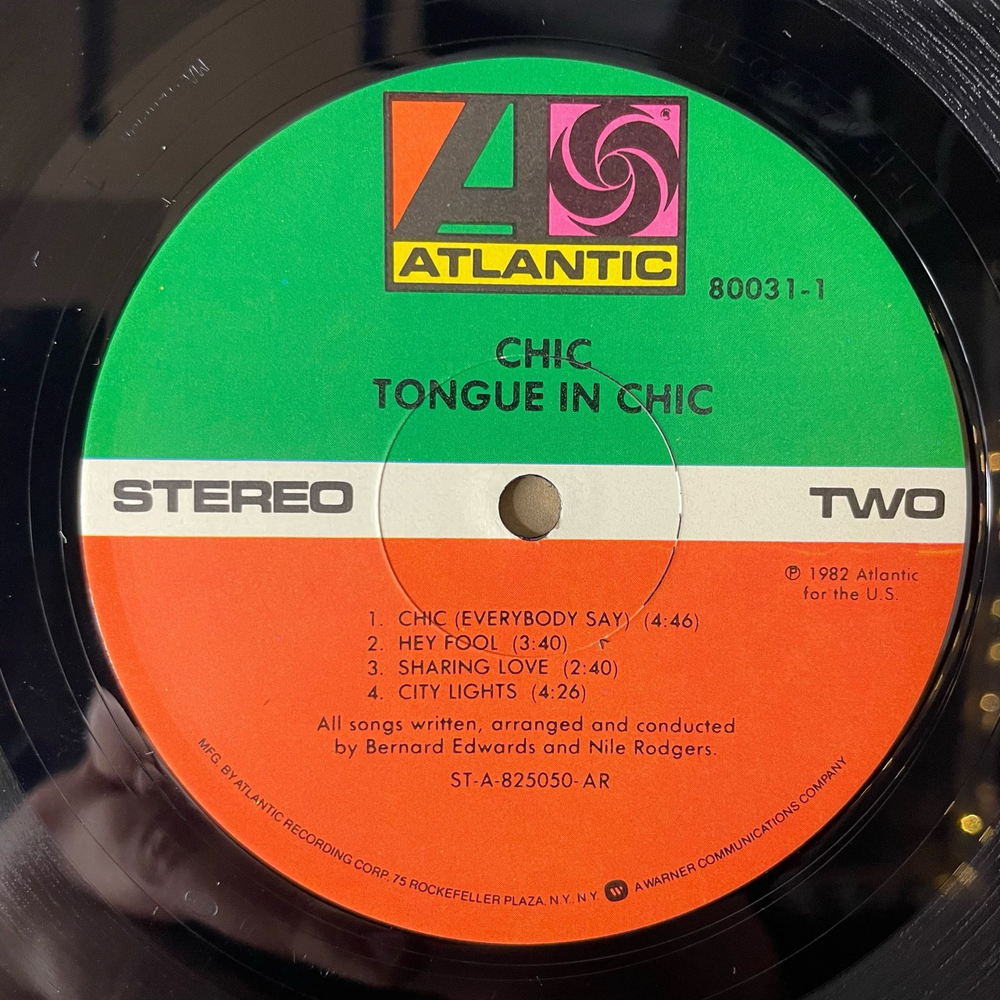 Винтажная виниловая пластинка LP Chic, Tongue In Chic (США 1982) Hey Fool