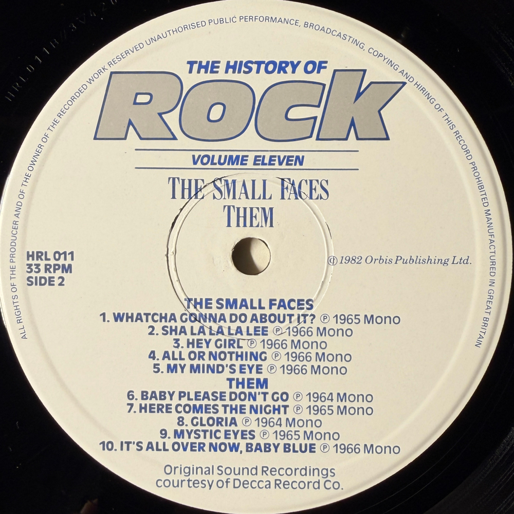 Виниловая пластинка Сборник - The History Of Rock 11 LP