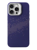 Чехол накладка iPhone 14 Pro 6.1" Gurdini Carbon Design (Magsafe & Lense holder) Galaxy Purple