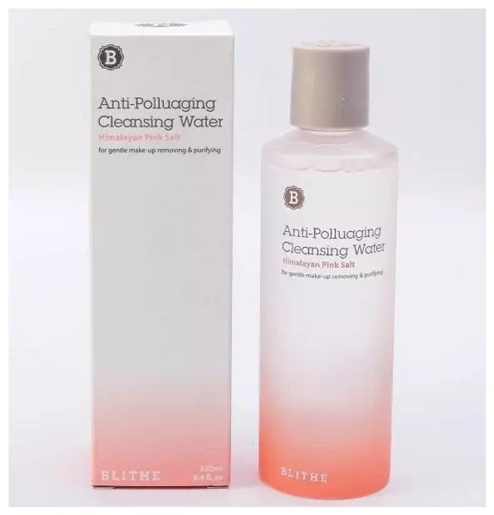 Blithe Вода очищающая "Гималайская розовая соль" - Anti-polluaging himalayan pink salt cleansing water