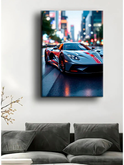 Картина "Koenigsegg Agera", для интерьера 50х70см 1шт.