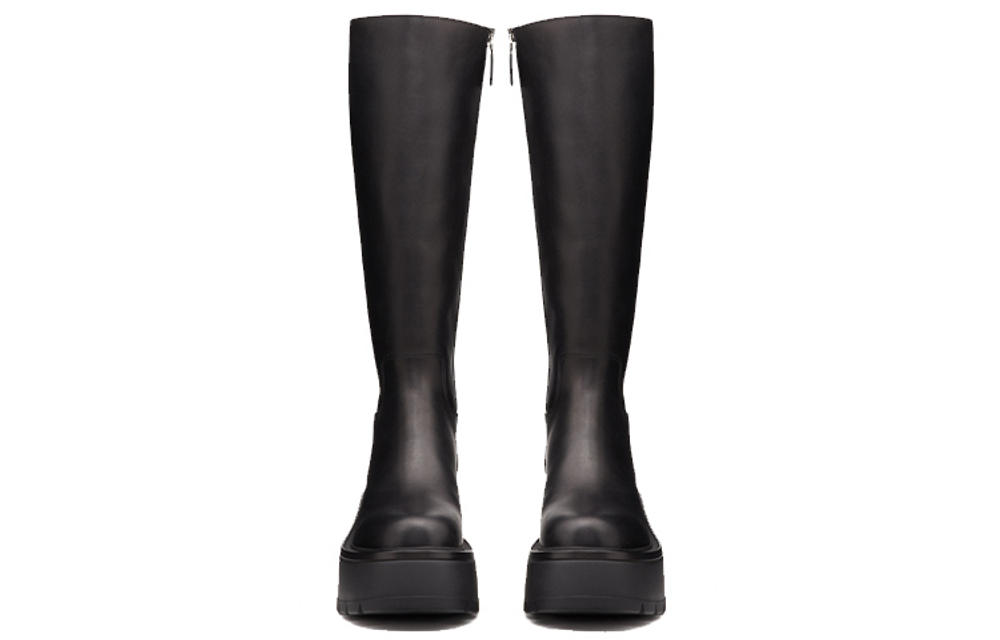 Valentino Uniqueform 85MM Boot Black Women"s