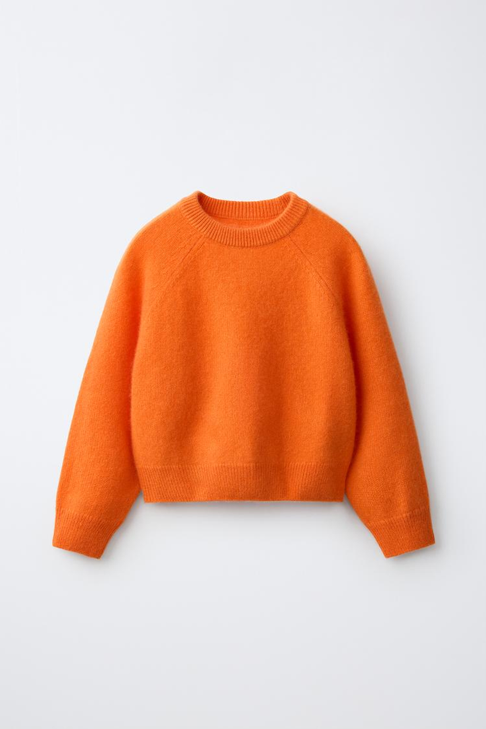 ZARA СВИТЕР ИЗ 100% КАШЕМИРА, ОРАНЖЕВЫЙ