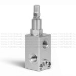 VMP-G3/8-250 - Предохранительный клапан трубный тройником G3/8, 50-250 бар