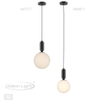 4671/1 PENDANT ODL20 393 черный/белый Подвес E27 1*40W (тип лампы СВЕЧА ) 220V OKIA