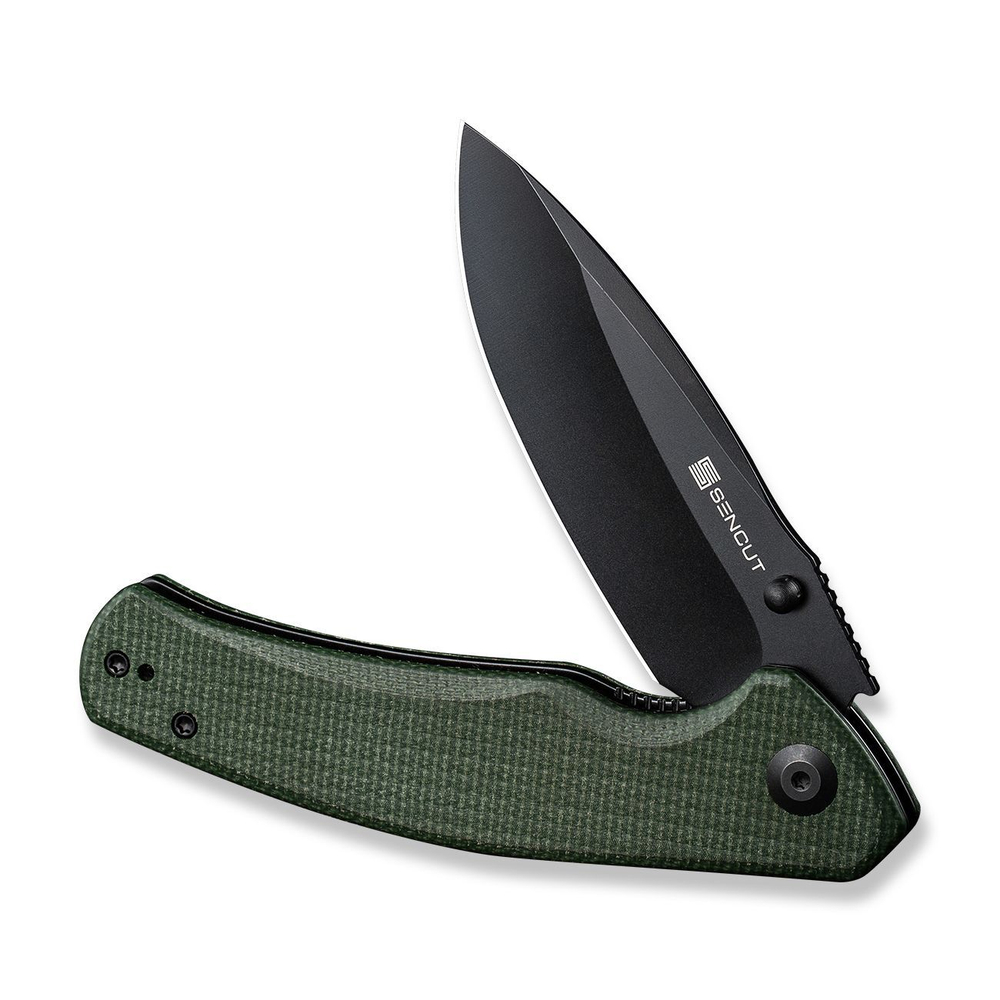 Нож складной SENCUT Slashkin сталь D2, рукоять с атласной отделкой G10 черная