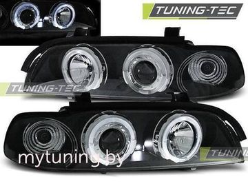 Фары передние ANGEL EYES BLACK для BMW E39 09.95-06.03