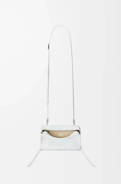 Loewe Мини-сумка Amazona 180 из мягкой телячьей кожи, белый
