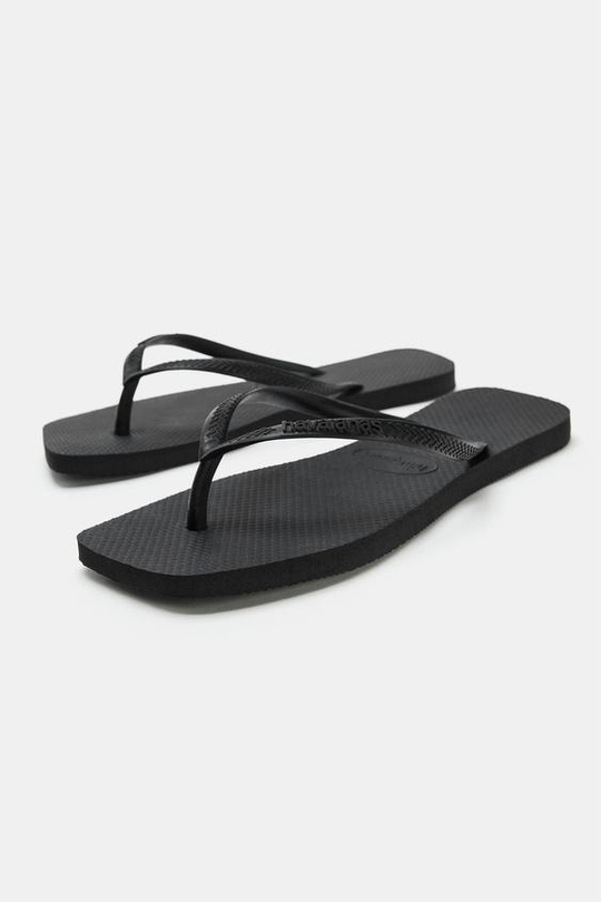 ZARA X HAVAIANAS ® ВЬЕТНАМКИ, ЧЕРНЫЙ