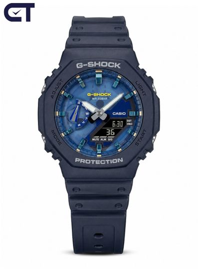 CASIO GA-2100AS-2ADR G-SHOCK мужские наручные часы — восьмиугольная G-SHOCK в цветах летнего оазиса