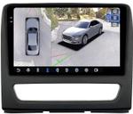 Магнитола для Sollers Atlant 2022+ (рамка большая) - FarCar BX9-360-9601-9 монитор 9.5" 2K QLED на Android 13, Быстрая, CarPlay, 4G SIM-слот, 4 камеры в комплекте