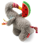 85064 Игрушка для собак Слоник с арбузом 19см, серия PLUSH FRIENDZ, Gigwi
