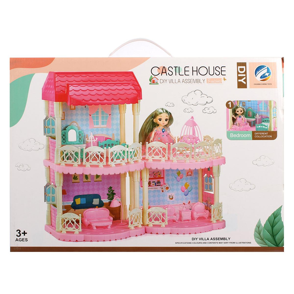 Игрушечный Дом с аксессуарами, 556-5