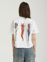 Женская Футболка Obey Water Color Flower