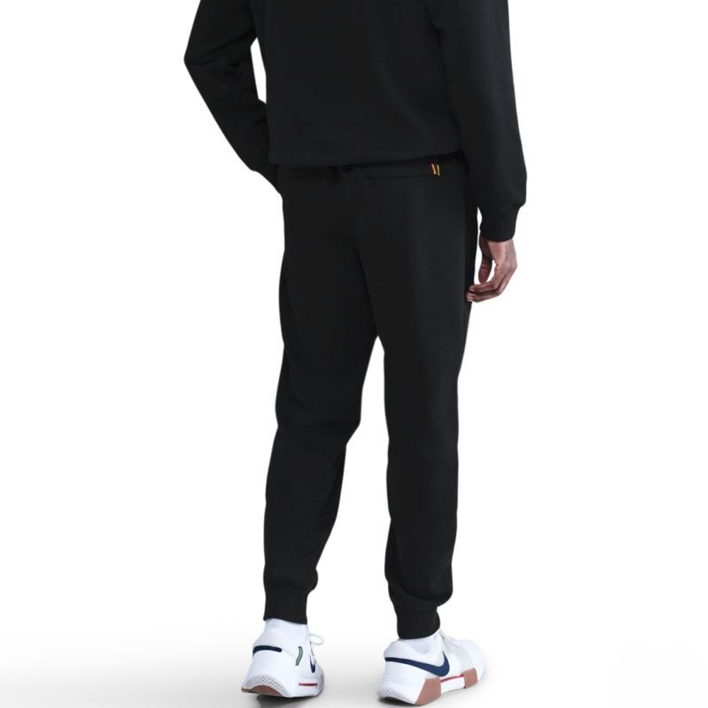 Мужские теннисные штаны Nike Court Heritage Dri-FIT Fleece - black