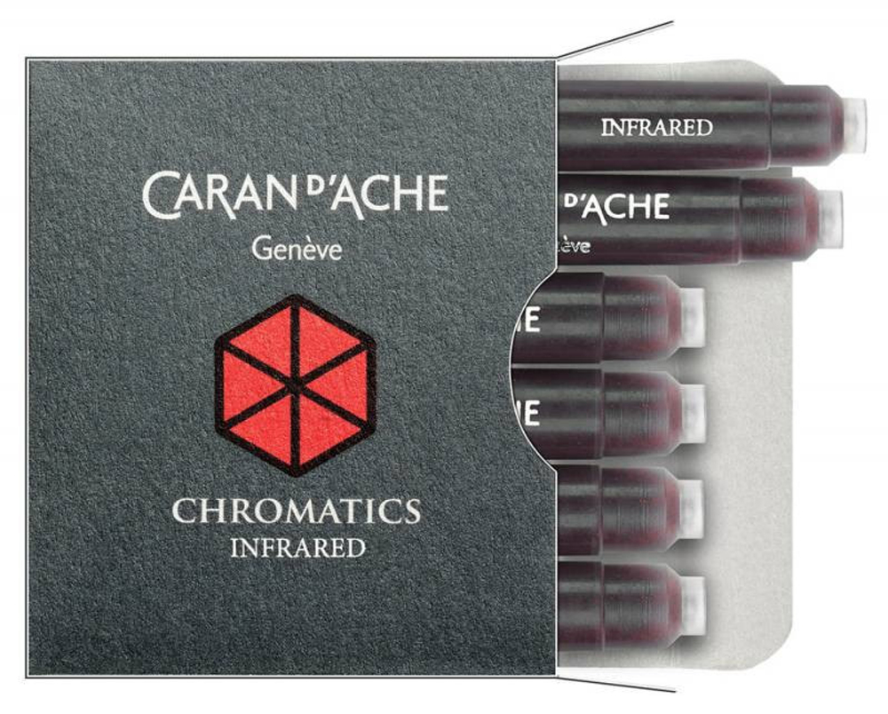 Картриджи - Carandache, темно-красный 6 шт.