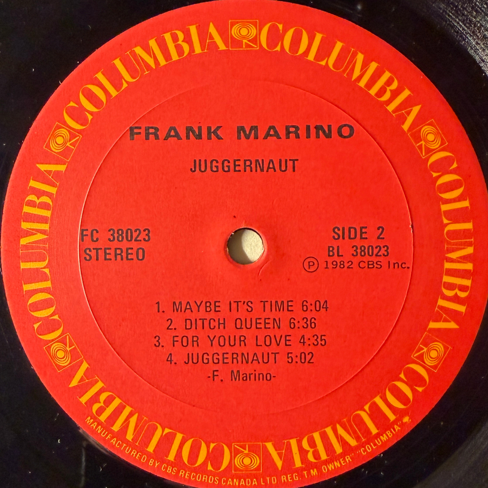 Frank Marino – Juggernaut (Канада 1982г.)