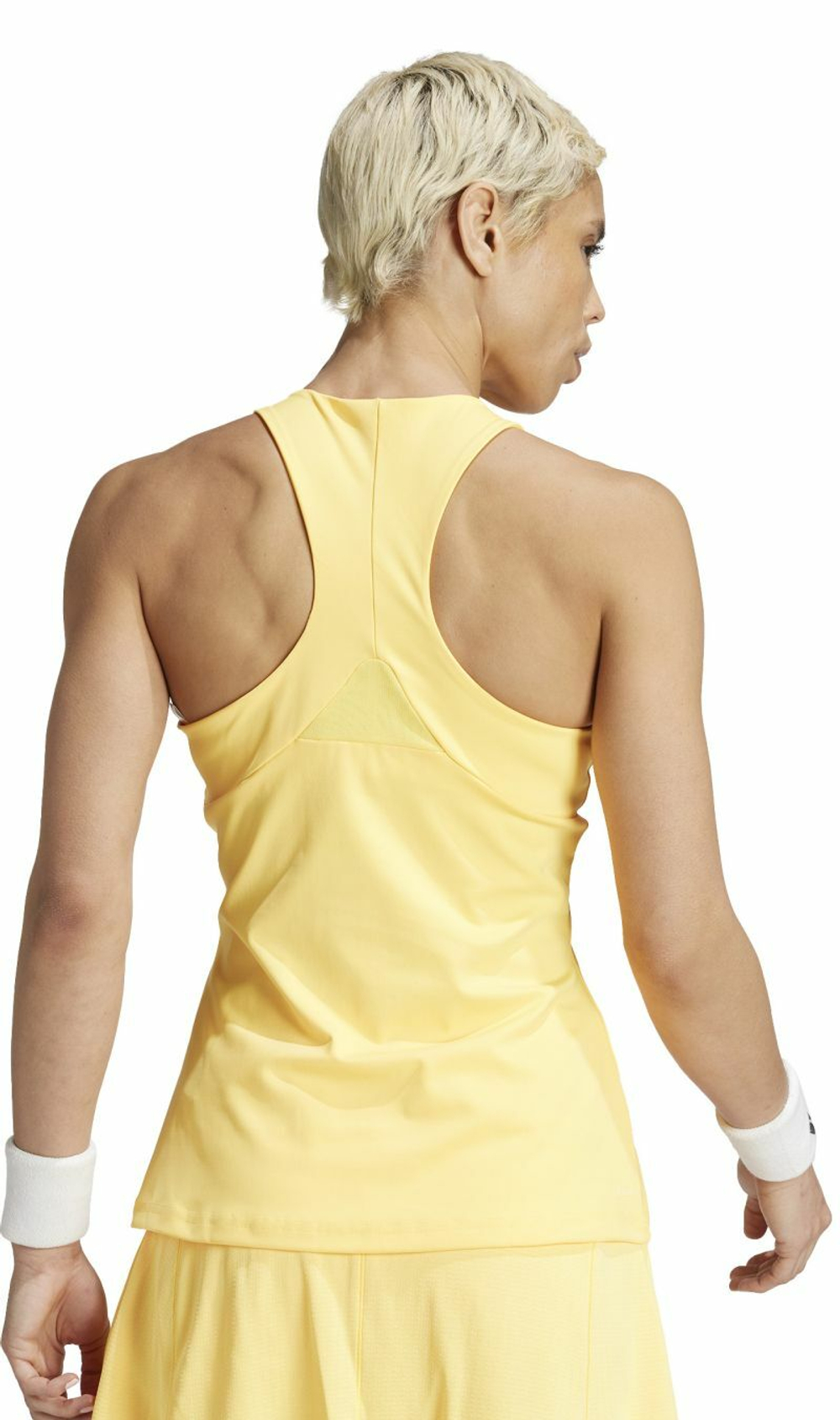 Женский топ теннисный Adidas Tennis Y-Tank Top - желтый