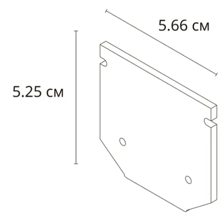 Заглушка для профиля Arte Lamp LINEA-ACCESSORIES A621005E