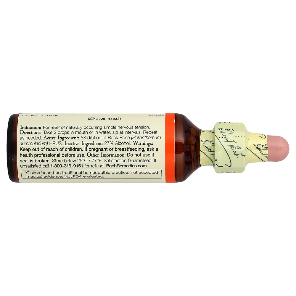 Bach, Original Flower Remedies, каменная роза, 20 мл (0,7 жидк. унц.)