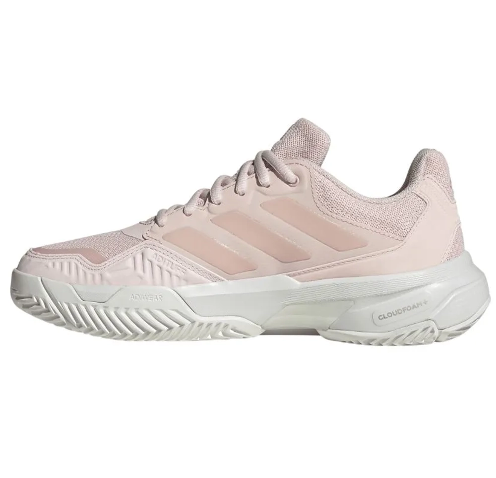 Женские теннисные кроссовки Adidas CourtJam Control 3 W - quartz/white