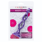 Фиолетовая анальная елочка Silicone Triple Probe - 14,5 см. (Цвет: фиолетовый)