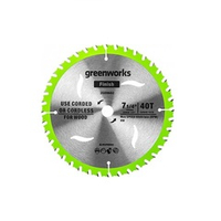 Диск пильный 184х20х1,75/1,13 40 Т Greenworks 2943307