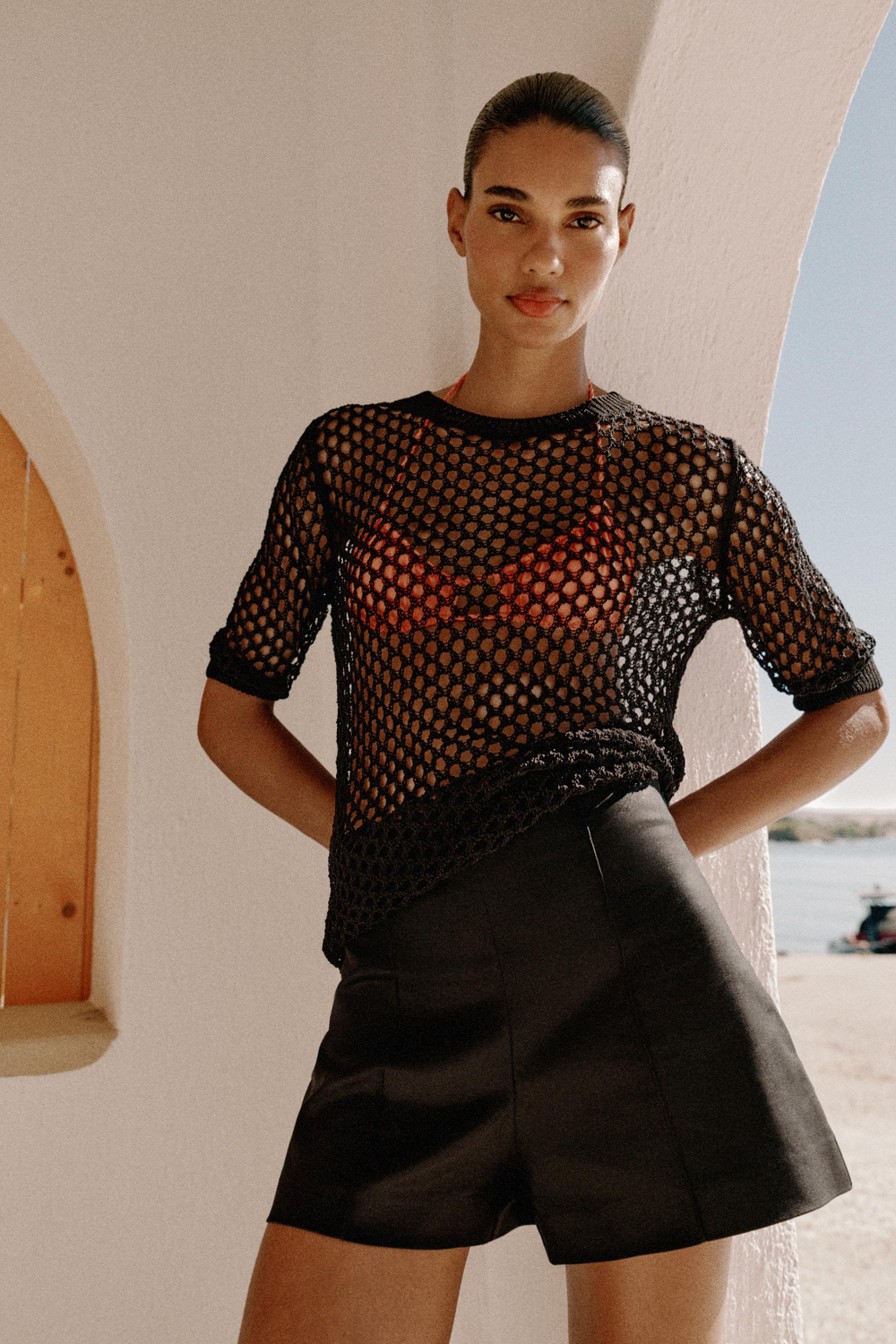 ШОРТЫ С ВЫСОКОЙ ПОСАДКОЙ — ZARA