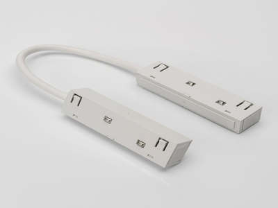 Гибкий коннектор для шинопровода, серия SY-LINK, Белый, IP20, SY-LINK-CN-FL-WH