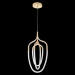 Подвесной светодиодный светильник Crystal Lux PERA SP50W LED GOLD