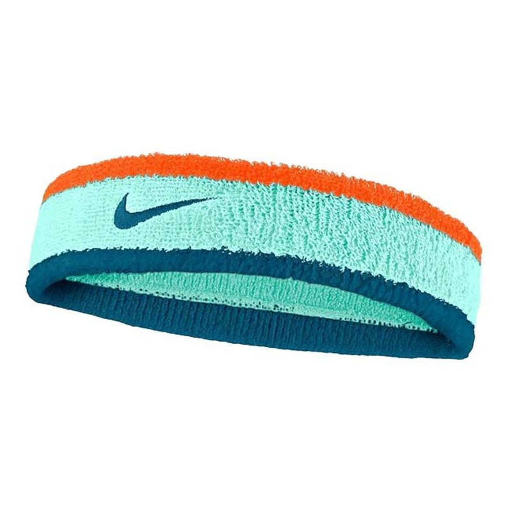 Повязка на голову Nike Swoosh - orange/mint/teal