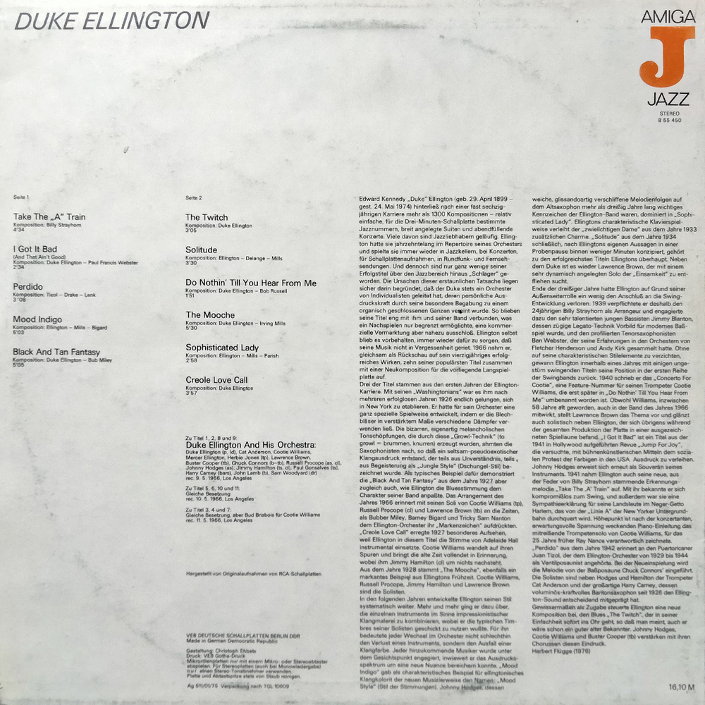 Duke Ellington / Duke Ellington (LP)