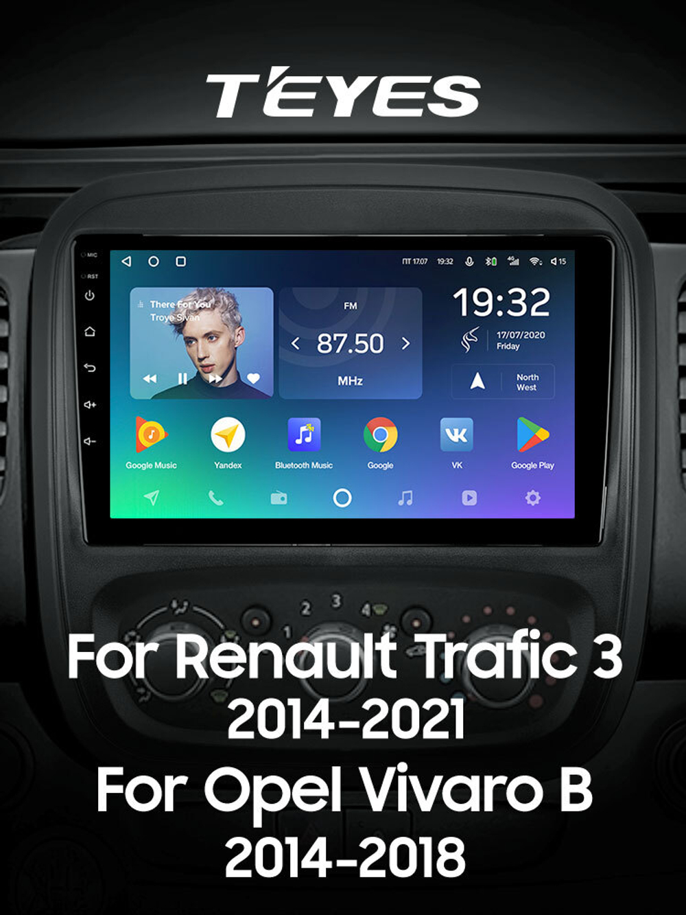 Teyes SPRO Plus 9"для Renault Trafic 3 2014-2021