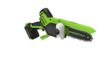 Цепная мини пила аккумуляторная Greenworks GD24CS15, 24V, 15см, бесщеточная, с автоматической смазкой цепи, c АКБ 2Ач и ЗУ ( 2010107UA) в сумке