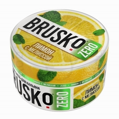 Бестабачная смесь для кальяна BRUSKO, 250 г, Лимон с мелиссой, Zero (М)