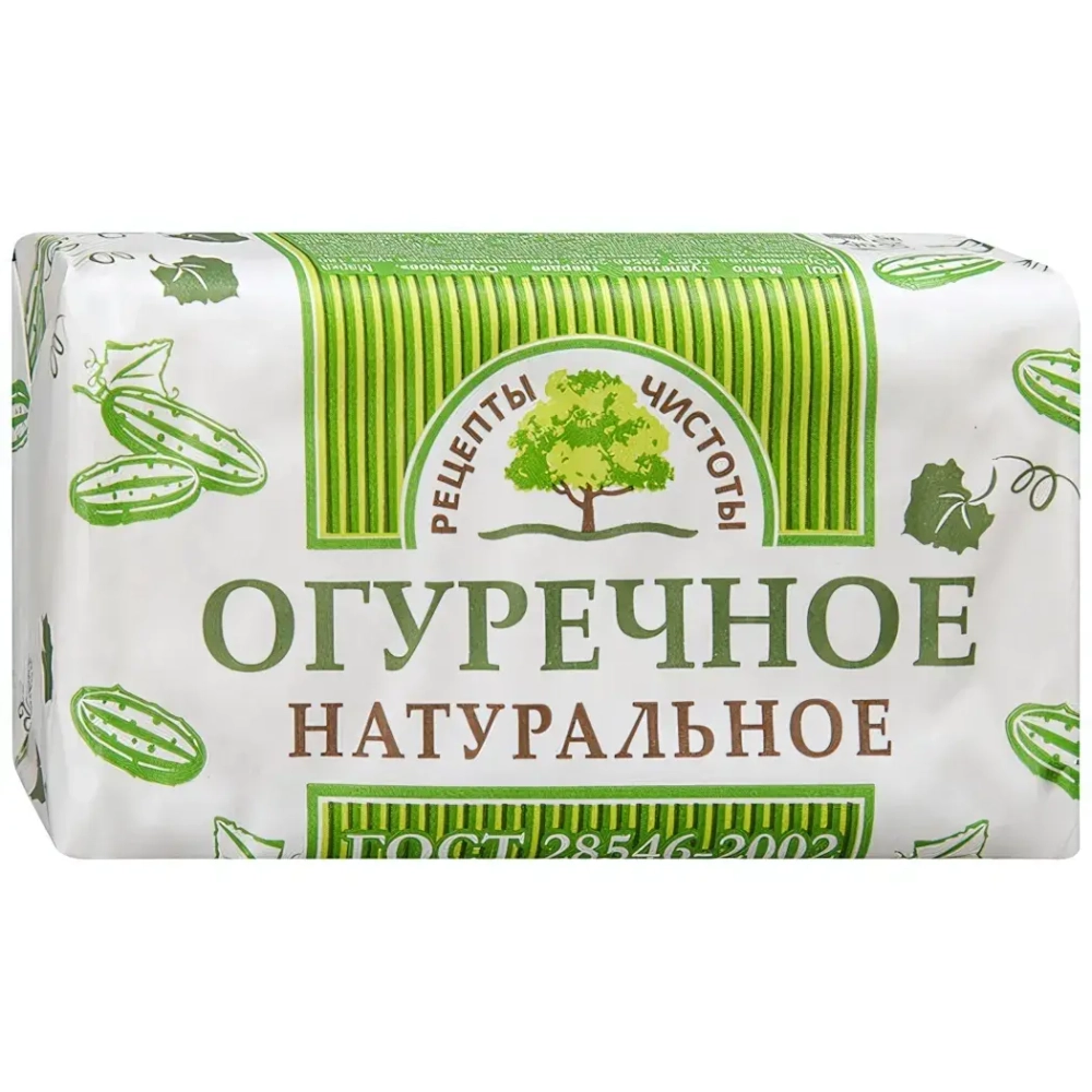 Мыло НМЖК 180г Рецепты чистоты Огуречное (3/36)