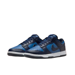 alt="Кроссовки Nike Dunk Low Mystic Navy арт. HF5441-402 синяя расцветка вид спереди"