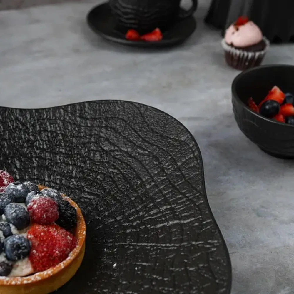 Тарелка d 26 см h4,7 см Wave Up Black Raw Wood P.L. Proff Cuisine [3]