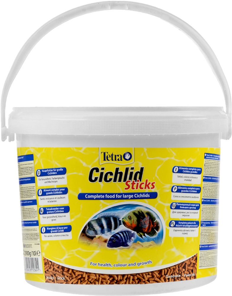 корм д/р Tetra Cichlid Stiks 10 л