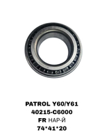 ПОДШИПНИКИ PATROL Y60/Y61 LM501349/10